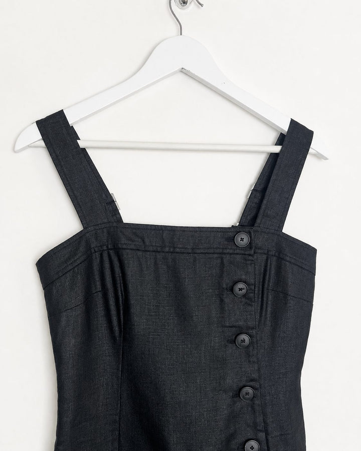 00's Cop Copine Denim Mini Dress Dress in Navy - S
