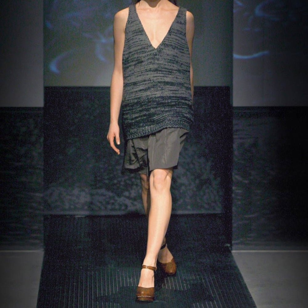 FW 2006 Prada Knitted Tunic in Khaki - S/M