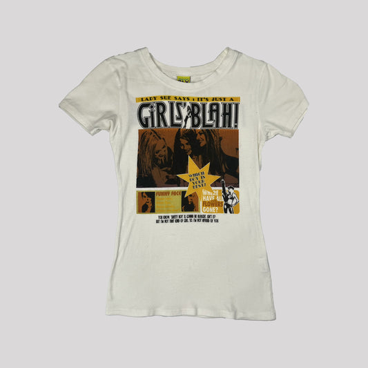 00's Sly Japan Tshirt with Girls Blah Graphic - M
