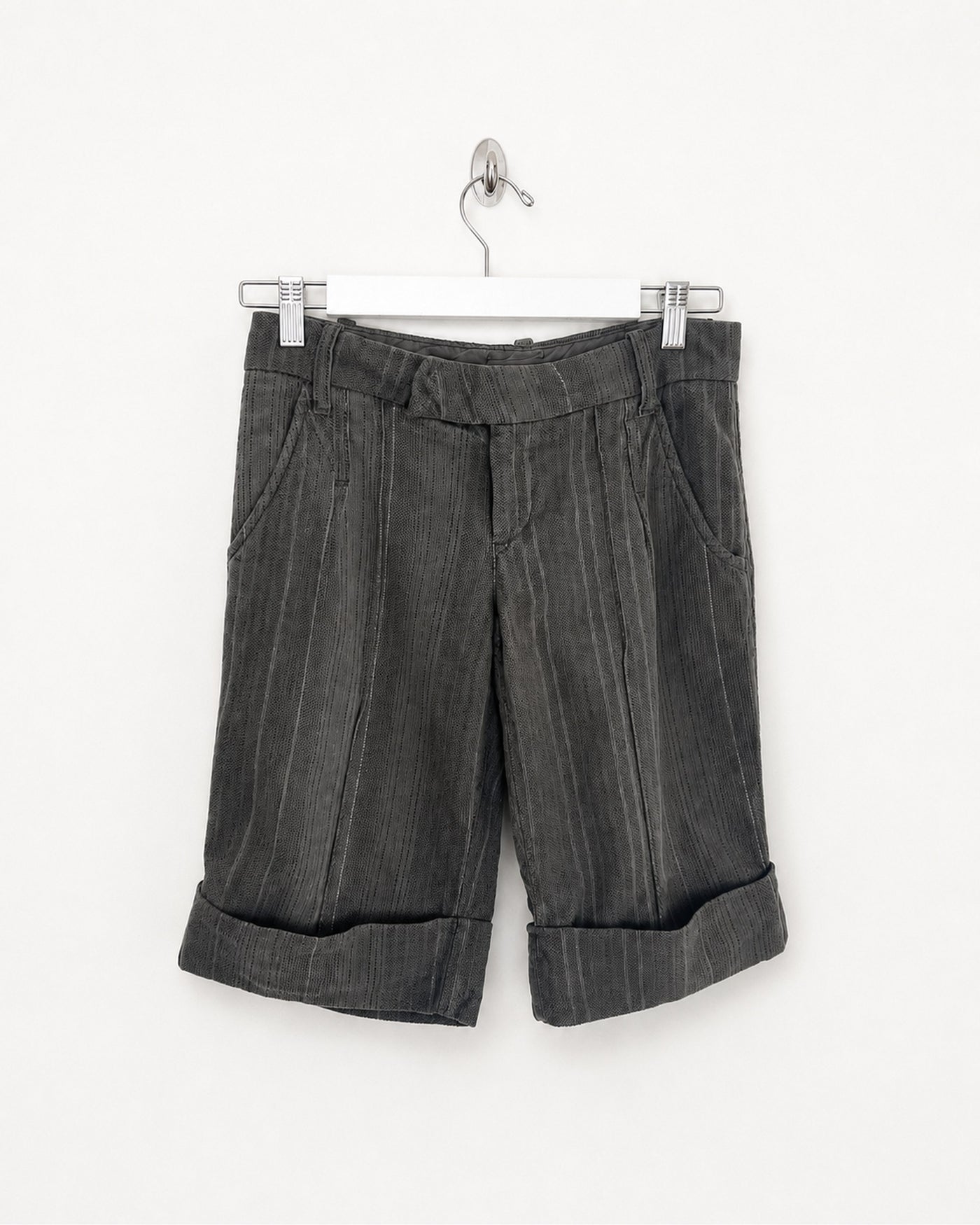 00's Diesel Tailored Bermuda Shorts in Grey - W28