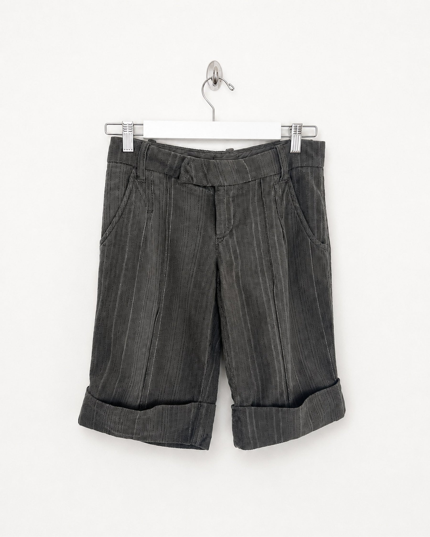 00's Diesel Tailored Bermuda Shorts in Grey - W28