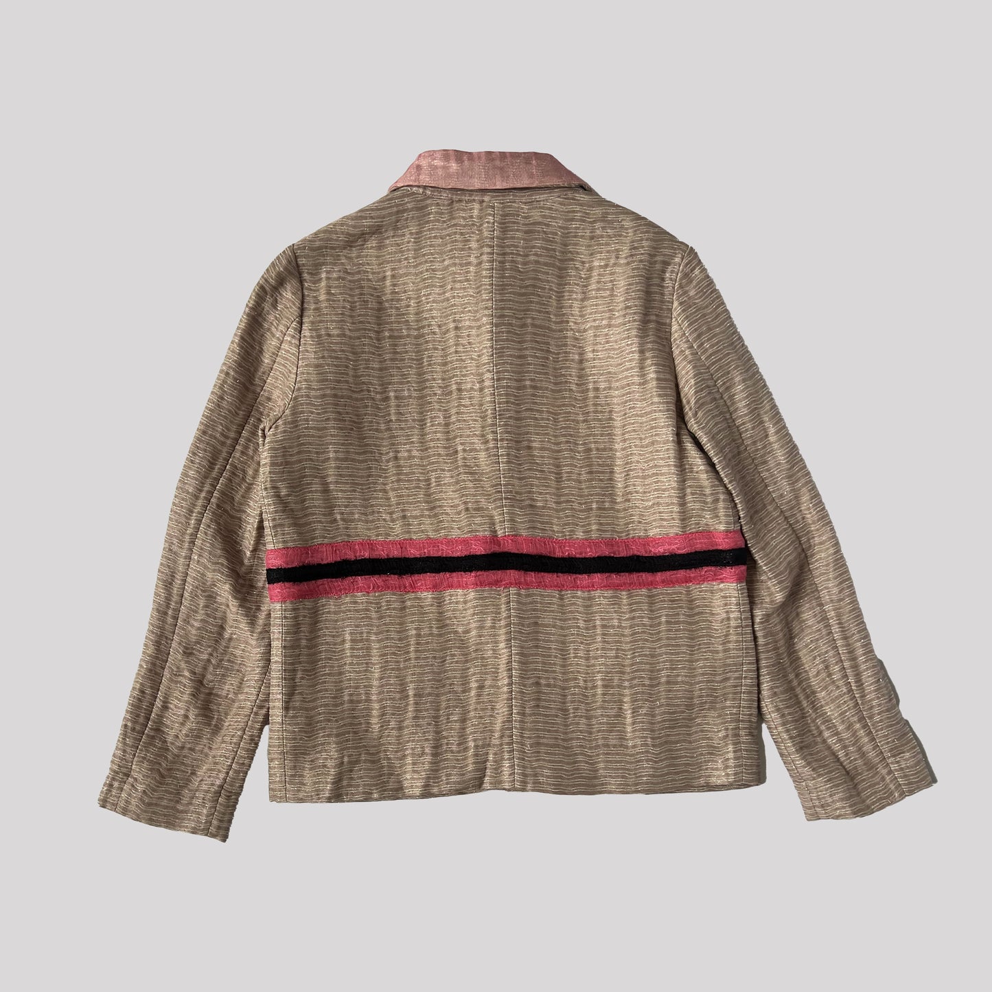 FW 2007 Miu Miu Runway Silk Jacket in Pink  - M 