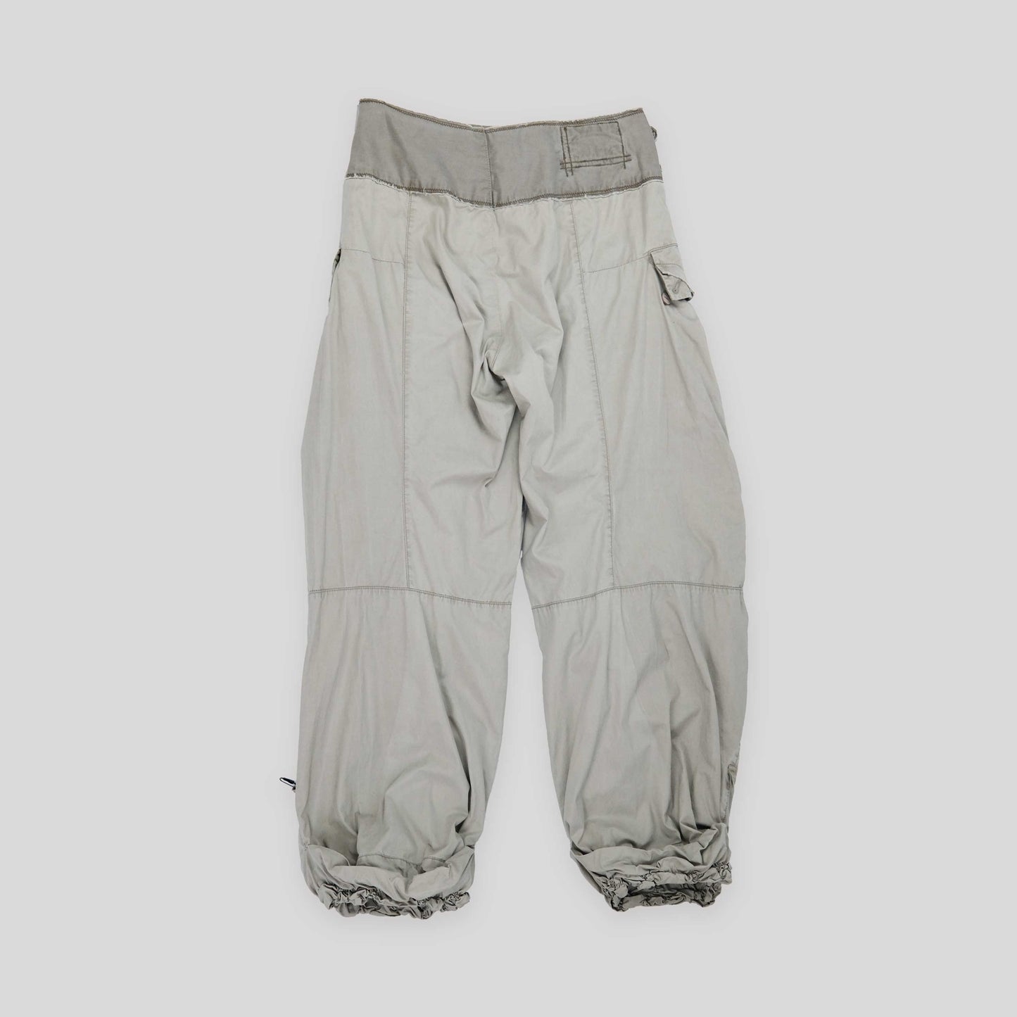 00's Marithé + François Girbaud Parachute Pants in Biege - W 