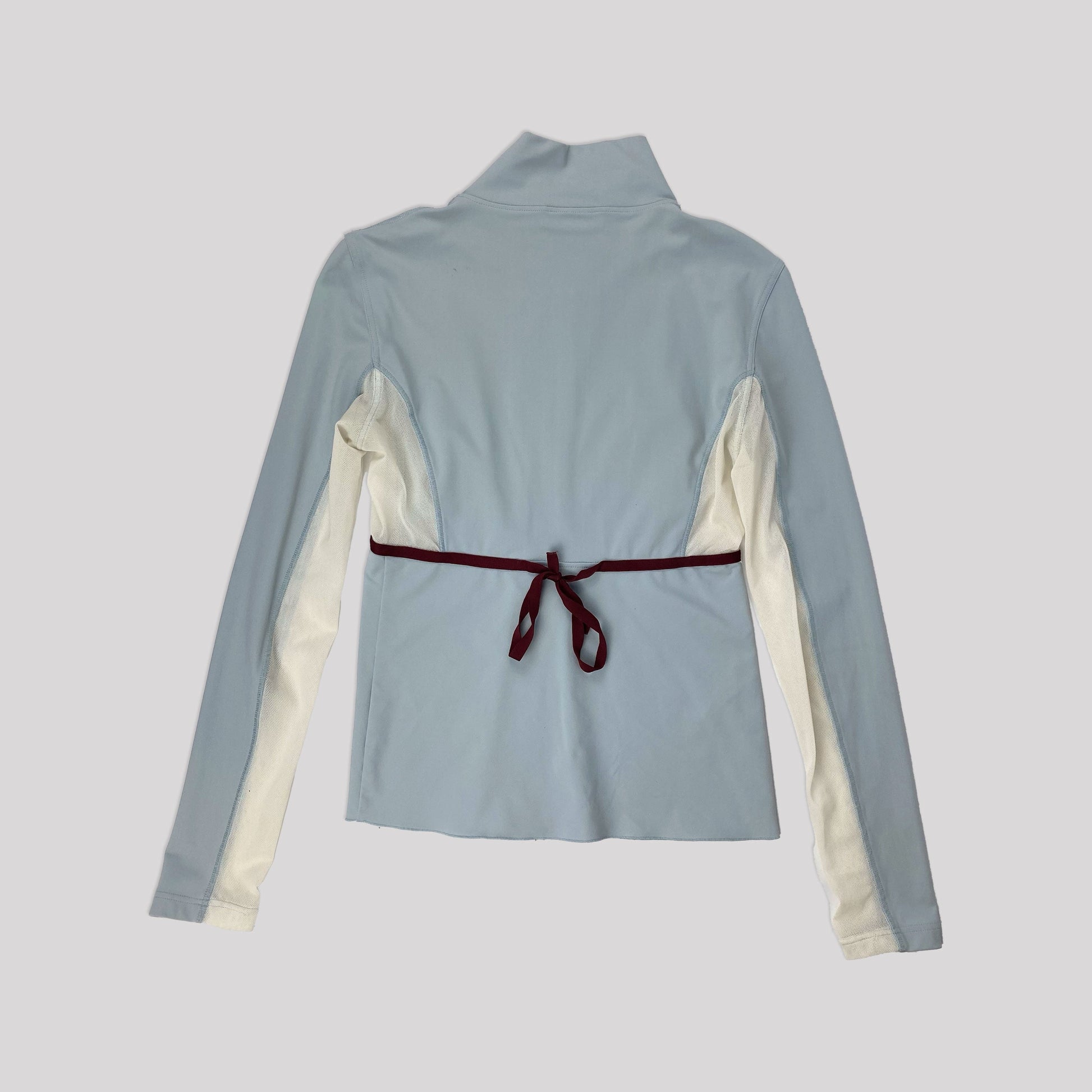 prada blue zip up 