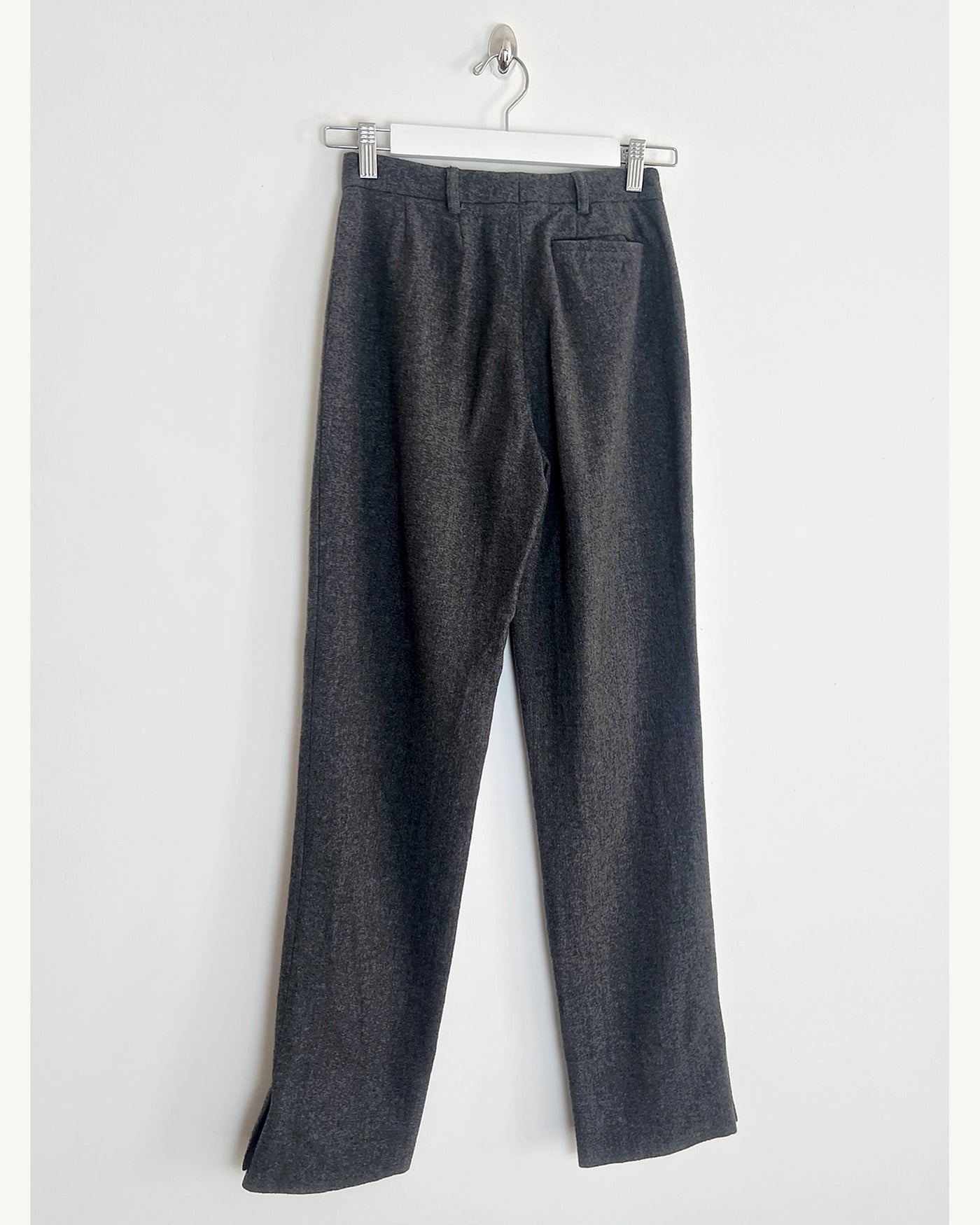 90's Prada Cigarrete Trousers with Velcro Leg Hem - W24"