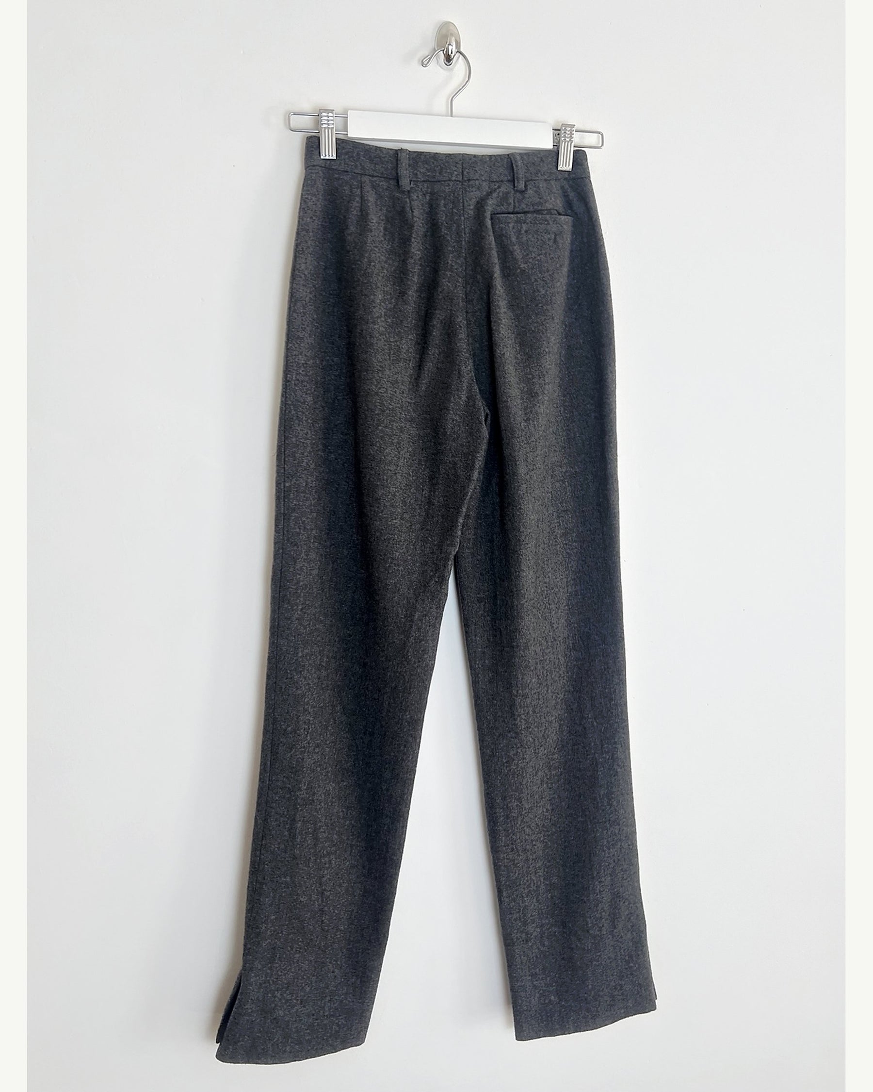 90's Prada Cigarrete Trousers with Velcro Leg Hem - W24"