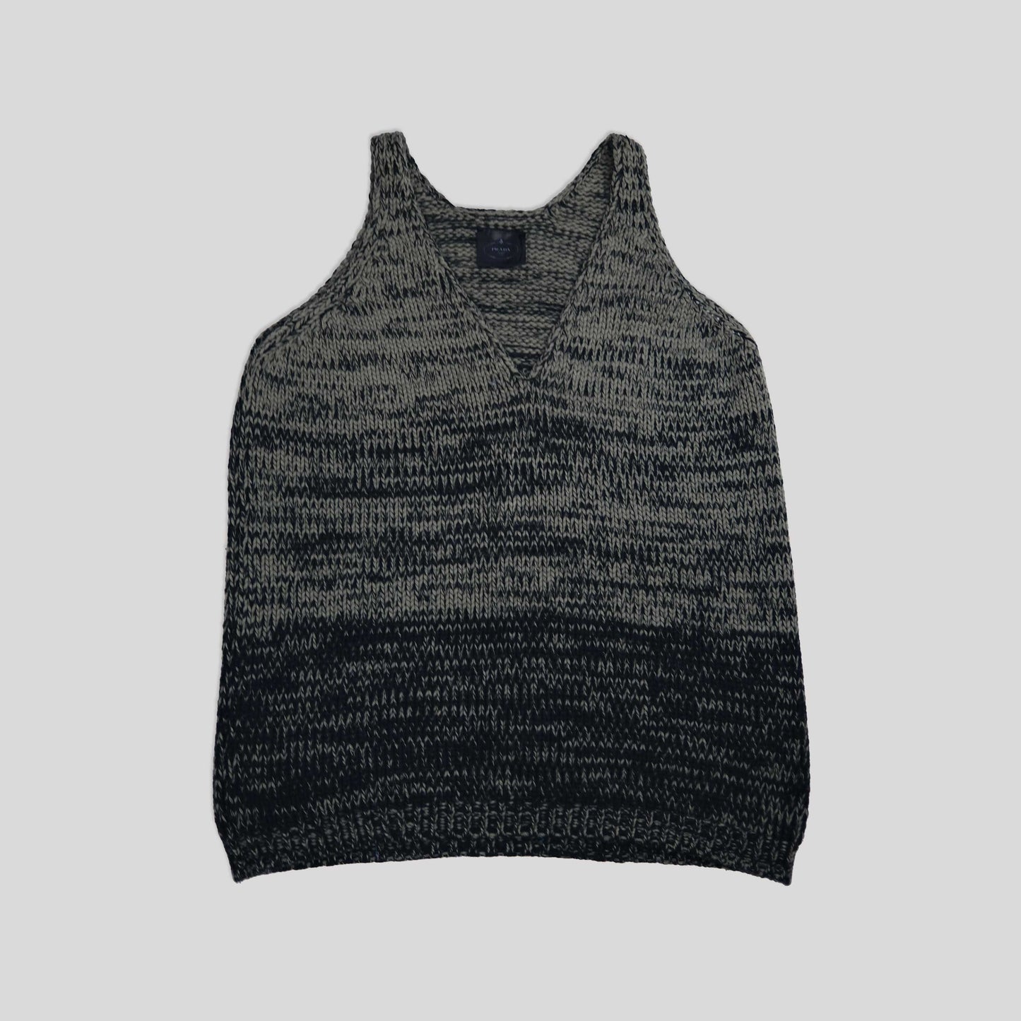 FW 2006 Prada Knitted Tunic in Khaki - S/M