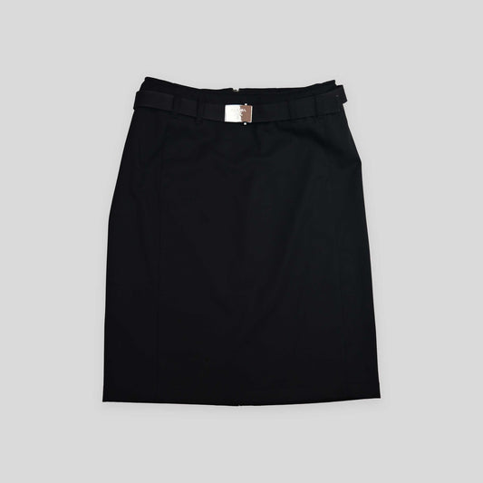 2007 Prada Pencil Skirt with Belt in Black - W 