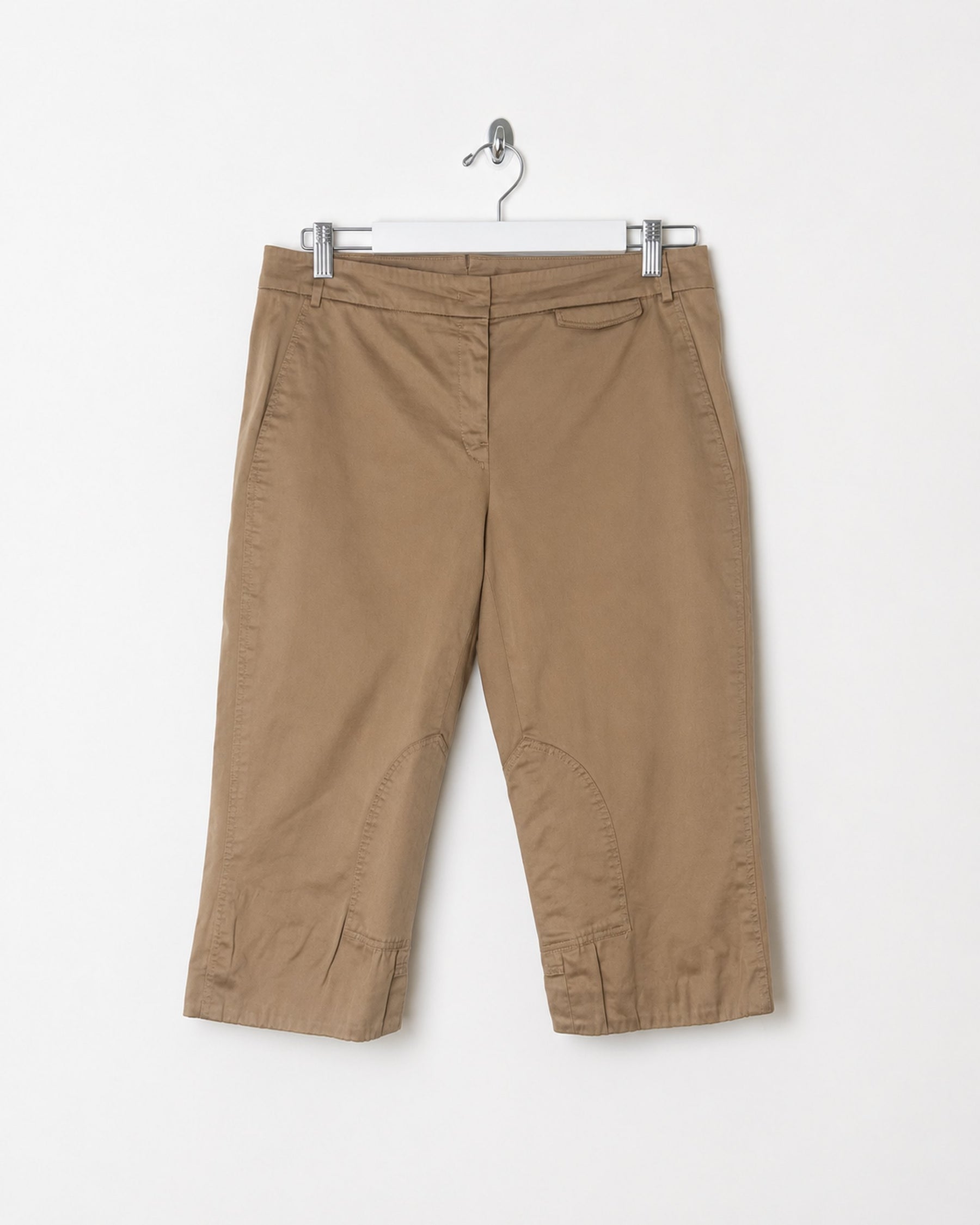 00's Jil Sander Capri Pants in Camel - W33"