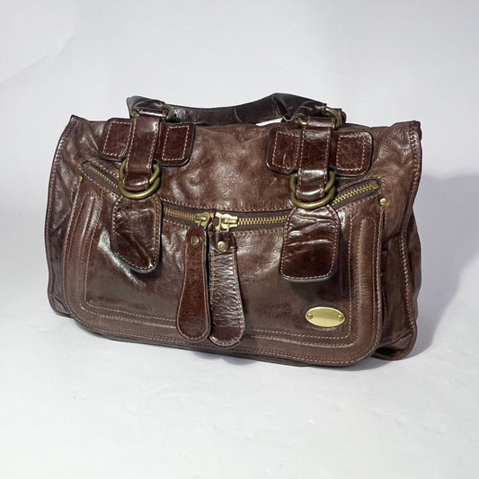 00's Chloé Bay Hobo Bag in Brown