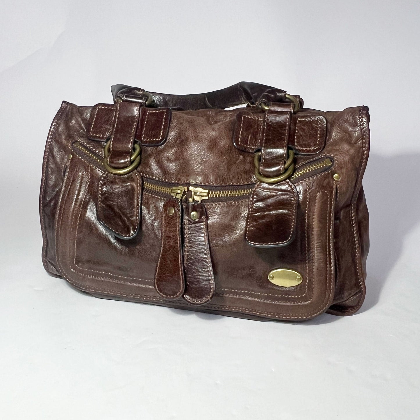 00's Chloé Bay Hobo Bag in Brown