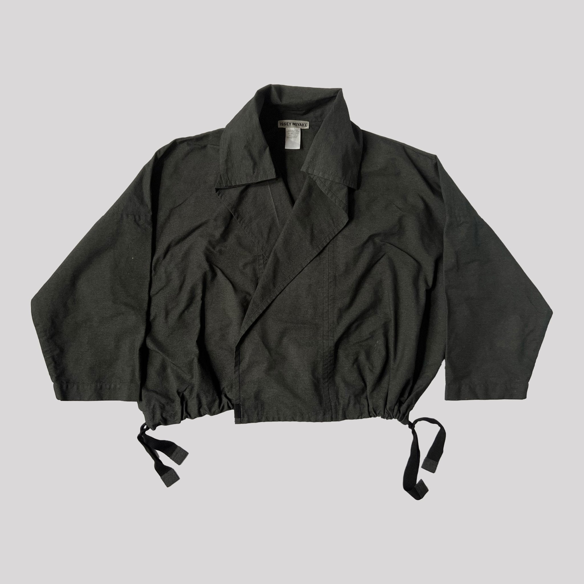 Vintage Issey Miyake Jacket with Drawstring Waist - Size 2