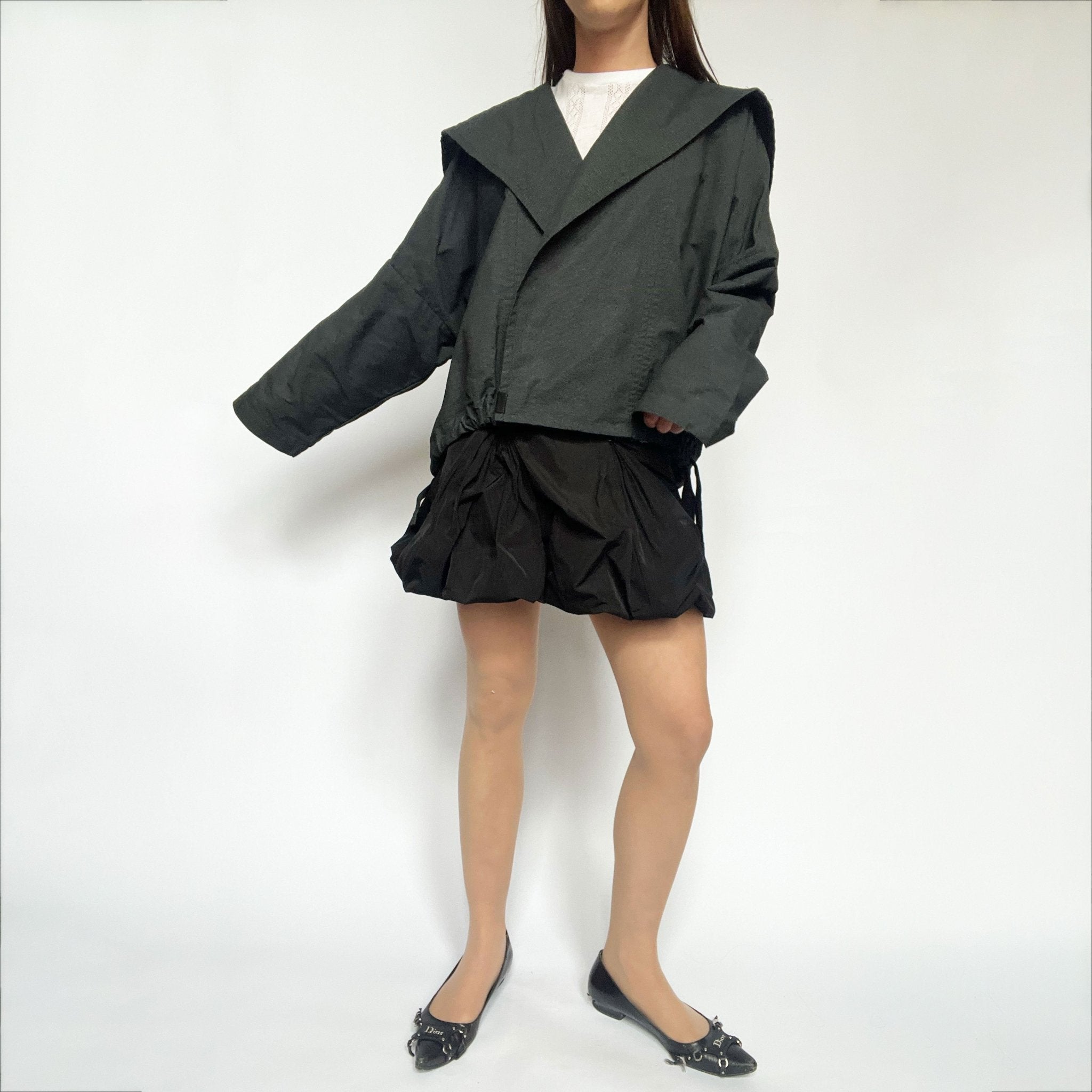 Vintage Issey Miyake Jacket with Drawstring Waist - Size 2