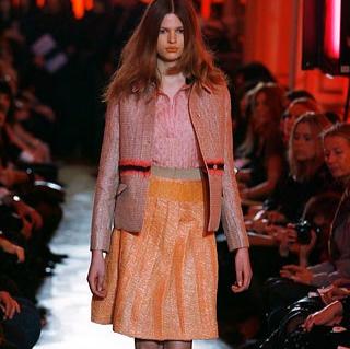 FW 2007 Miu Miu Runway Silk Jacket in Pink  - M 